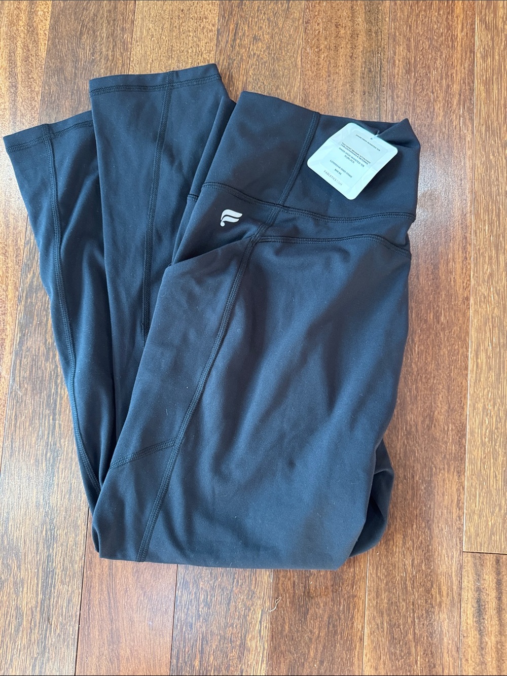 Fabletics Black Oasis High-Waist Active Leggings 7/8